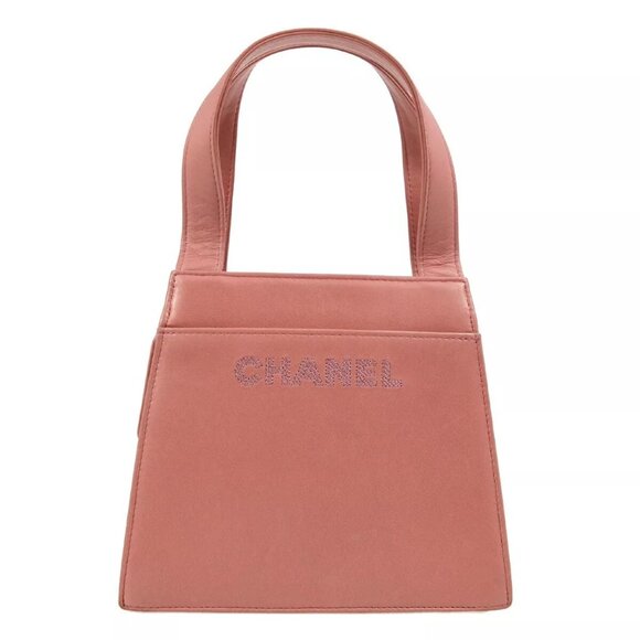 Chanel Pink Lambskin Handbag - Picture 9 of 10